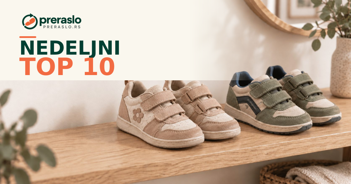 Preraslo.rs — Nedeljni Top 10, kolaž izdvojene obuće